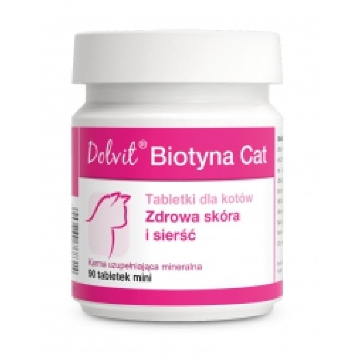 Dolfos Dolvit Biotyna Cat (Долвит Биотин Кэт) - добавка для здоровья кожи и шерсти кошек 90т
